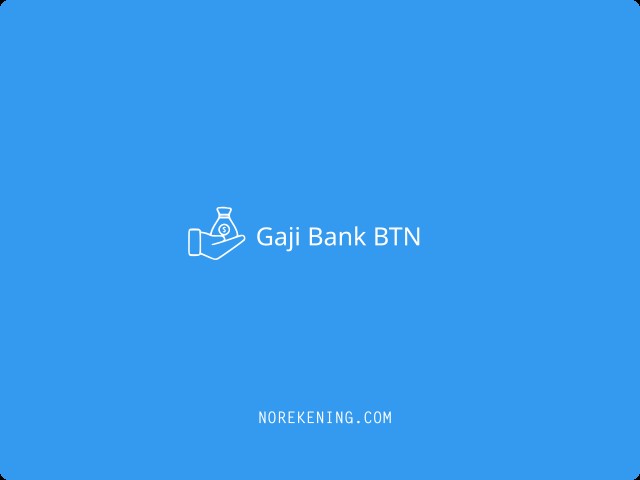 Gaji Bank BTN