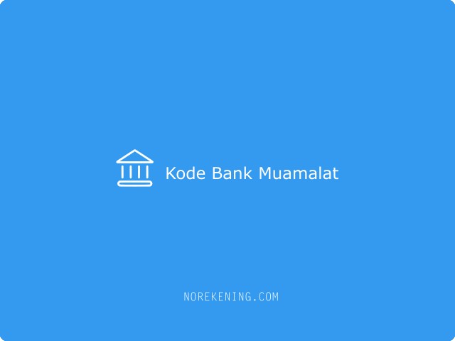 Kode Bank Muamalat