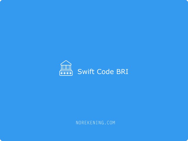 Swift Code BRI