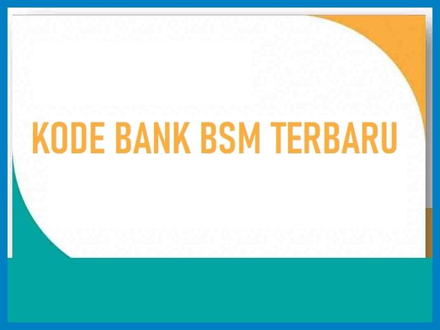 Kode Bank BSM