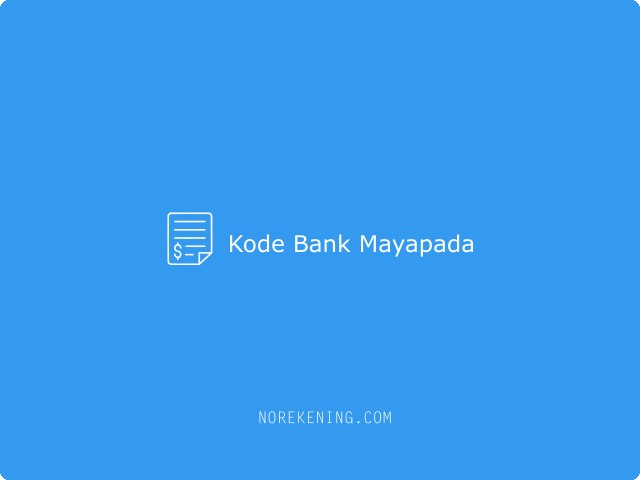 Kode Bank Mayapada