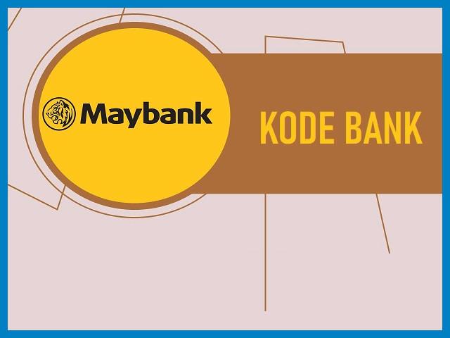 Kode Bank Maybank