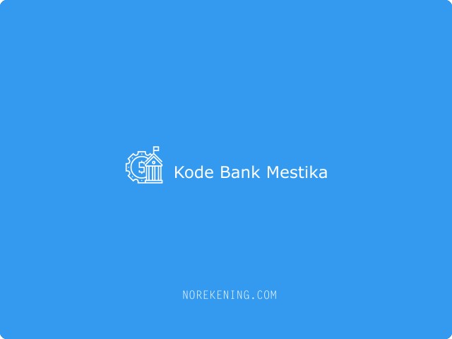 Kode Bank Mestika