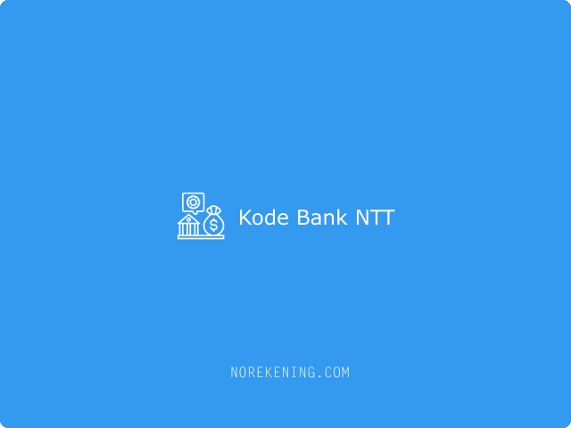 Kode Bank NTT