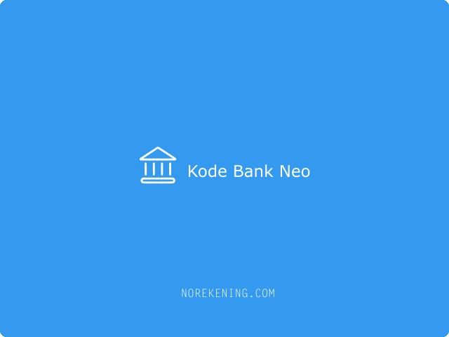 Kode Bank Neo
