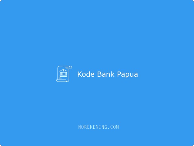 Kode Bank Papua