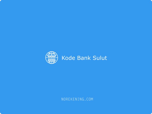 Kode Bank Sulut