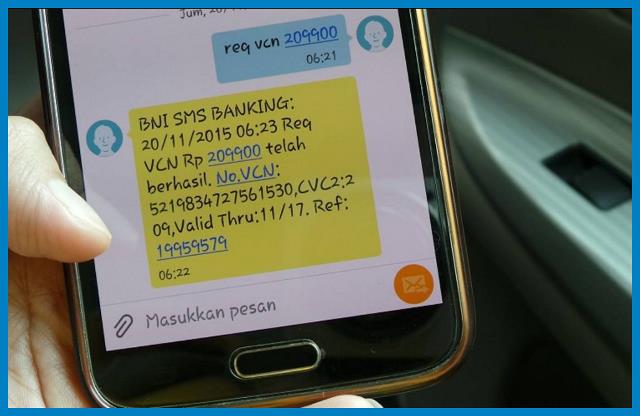 Cara SMS Banking BNI 