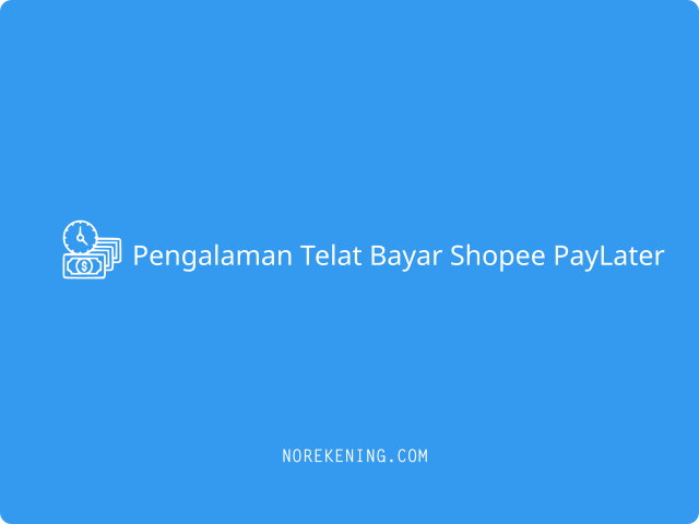Pengalaman Telat Bayar Shopee PayLater